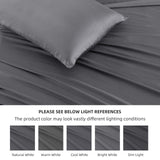 Premium Bamboo Comfort Sheet Set- Charcoal