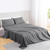 Premium Bamboo Comfort Sheet Set- Charcoal