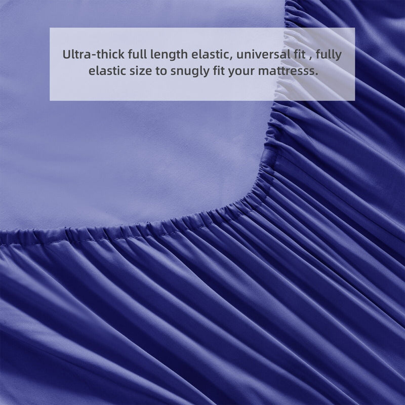 Premium Bamboo Comfort Sheet Set- Indigo