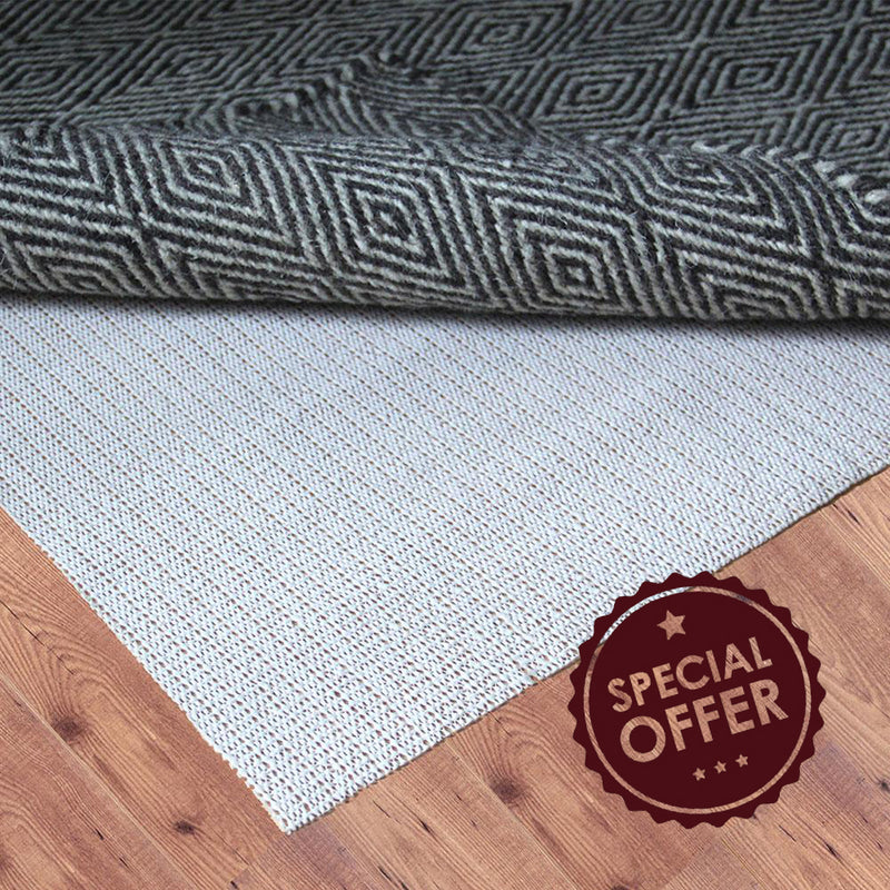 Zig-Zag Cow Hide Washable Rug